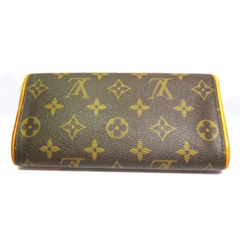 Louis Vuitton Vintage Pre-owned Canvas clutches Brown Dames