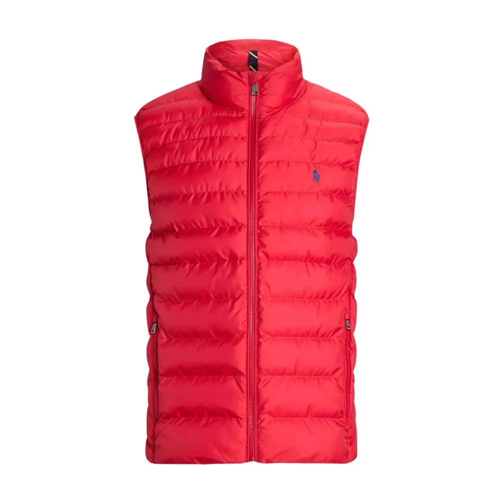 Ralph Lauren Rode gewatteerde vest Red Heren