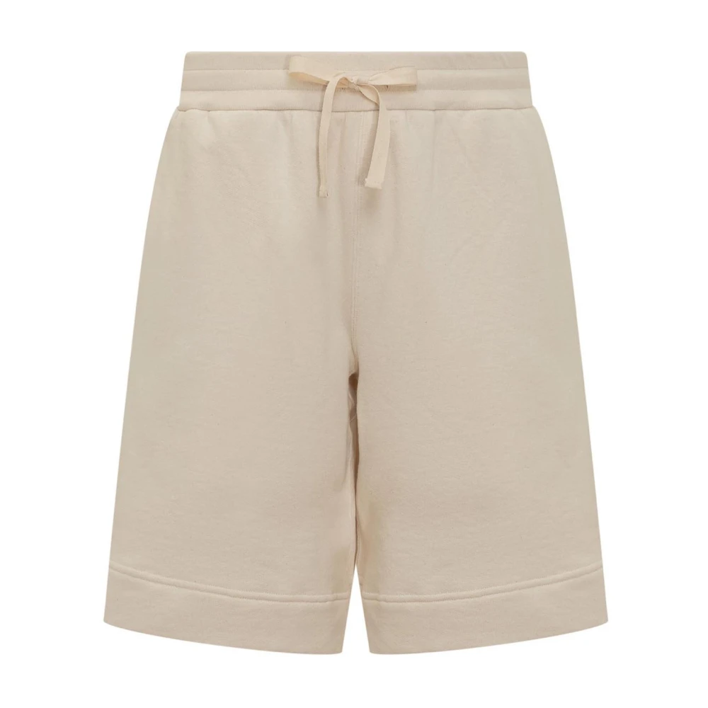 Jil Sander Katoenen Bermuda Shorts Beige Heren