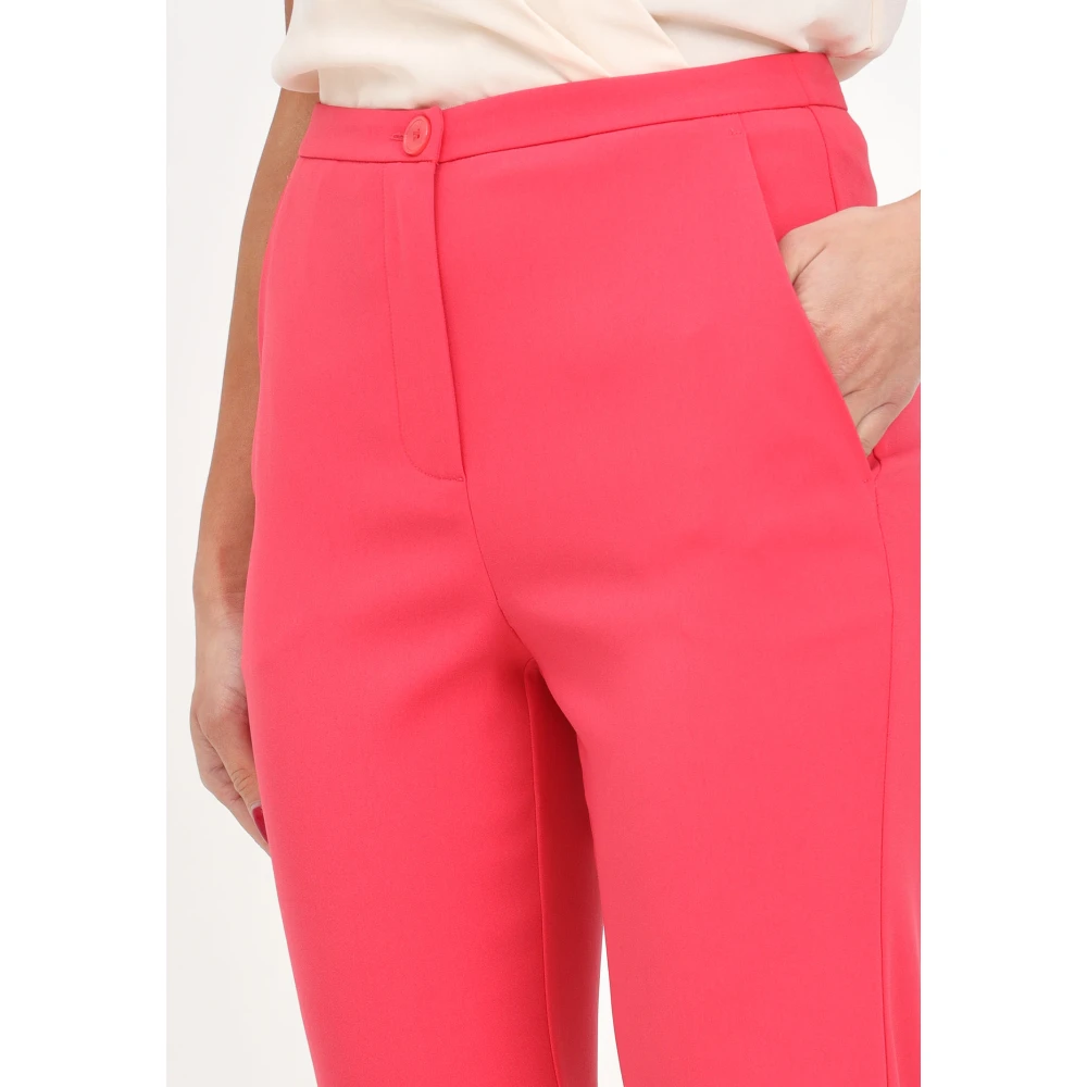 PATRIZIA PEPE Slim-fit Trousers Pink Dames