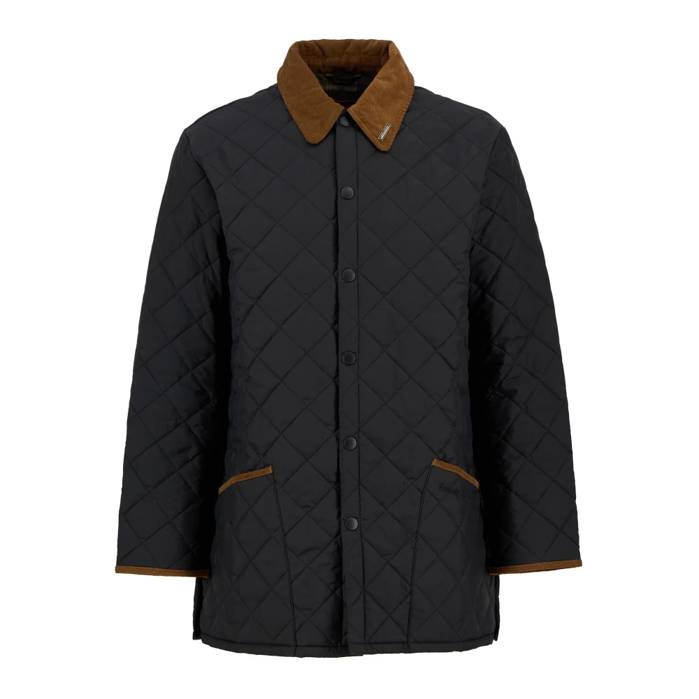 Barbour Klassieke Zwarte Gewatteerde Jas 30e Verjaardag Black Heren