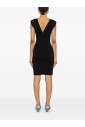 black-midi-dress-with-logo-plaque