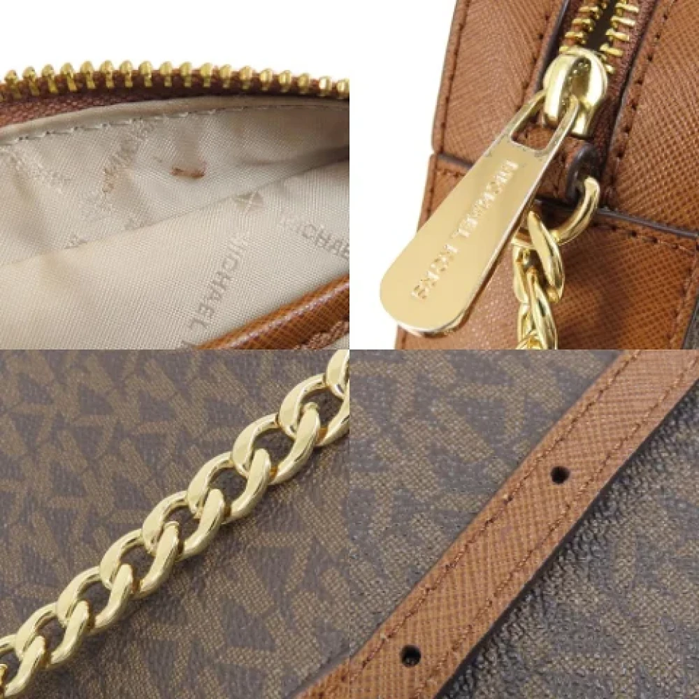 Michael Kors Pre-owned Fabric shoulder-bags Brown Dames