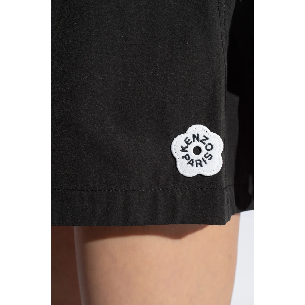 Kenzo Shorts met logo Black Dames