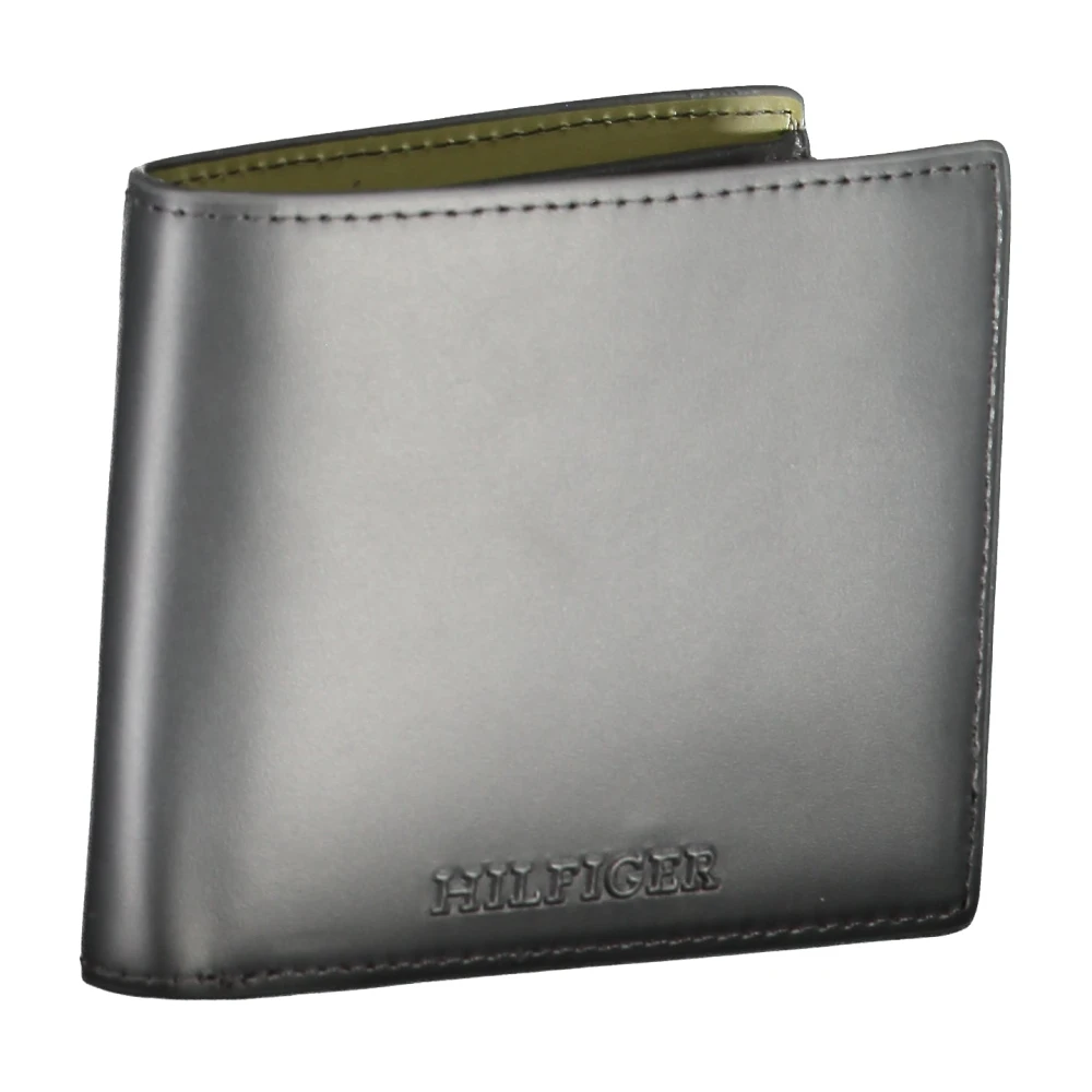 Tommy Hilfiger Heren Portemonnee Zwart Contrast Logo Black Heren