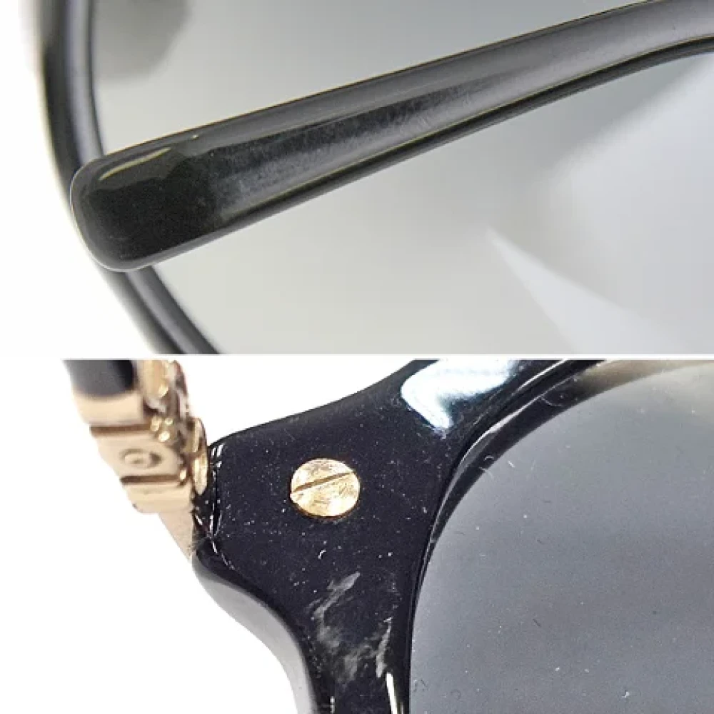 Salvatore Ferragamo Pre-owned Plastic sunglasses Black Dames