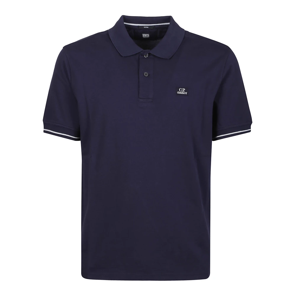 C.P. Company Stijlvolle Tacting Piquet Polo Shirt Blue Heren