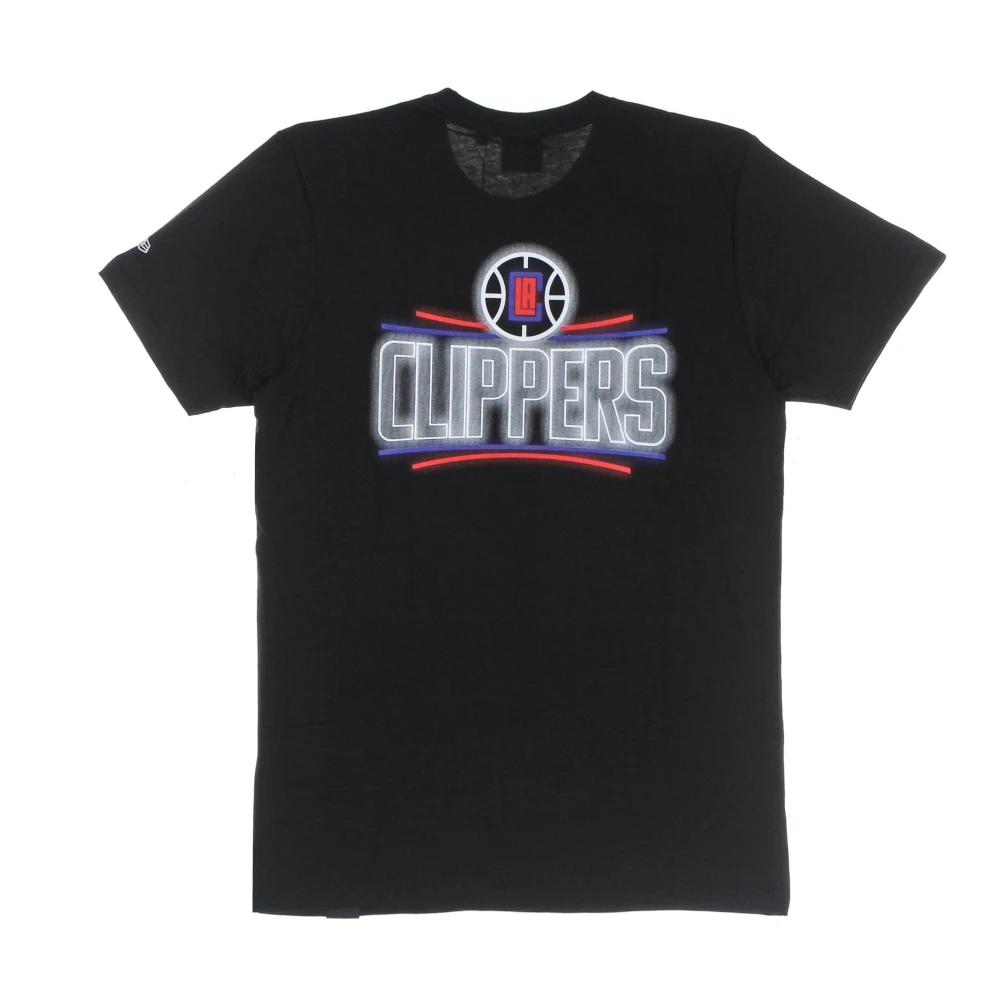 New era NBA Neon Tee Loscli Zwart Black Heren