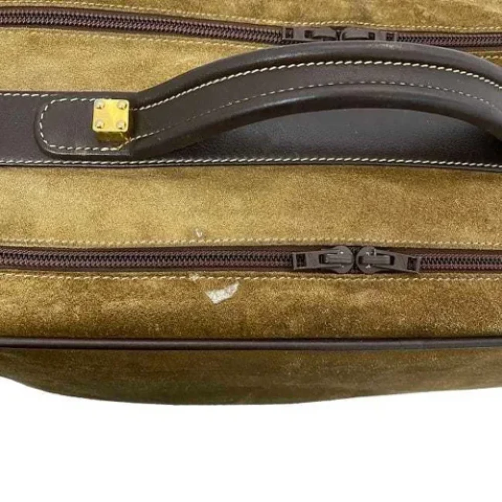 Loewe Pre-owned Fabric handbags Brown Dames