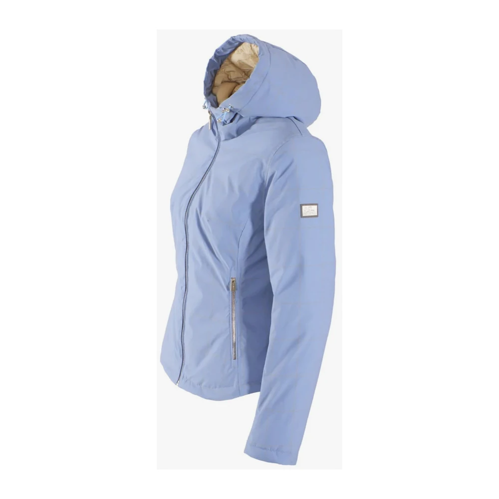 YES ZEE Korte blauwe gewatteerde jas Blue Dames