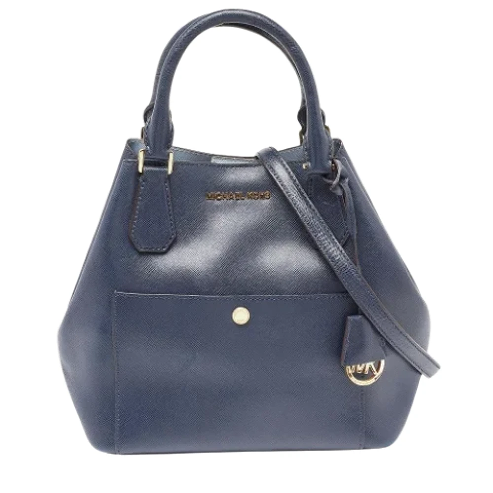 Michael Kors Pre-owned Leather totes Blue Dames