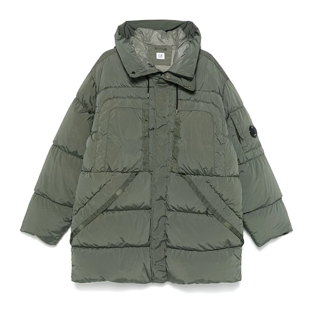 C.p. Company Men's Green Down Jackets, L, Giubbino