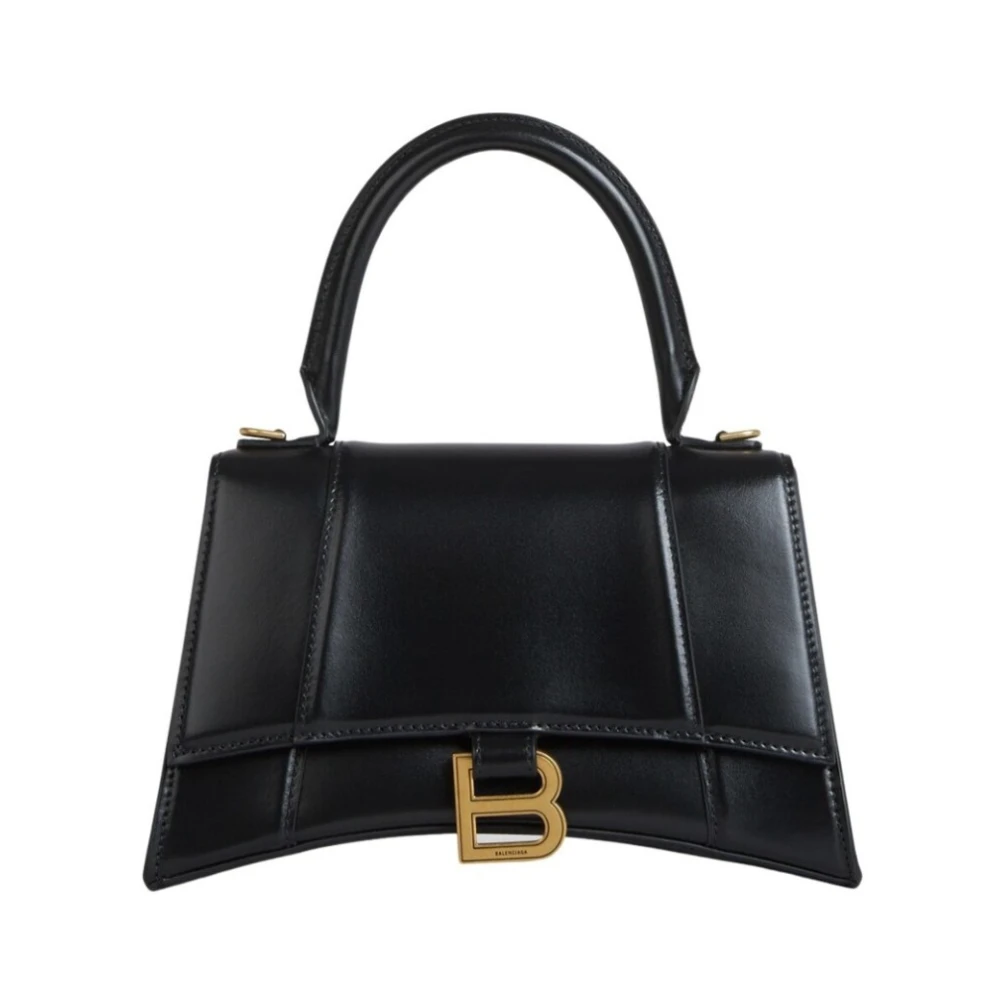 Balenciaga Hourglass Small Handbag Black Dames