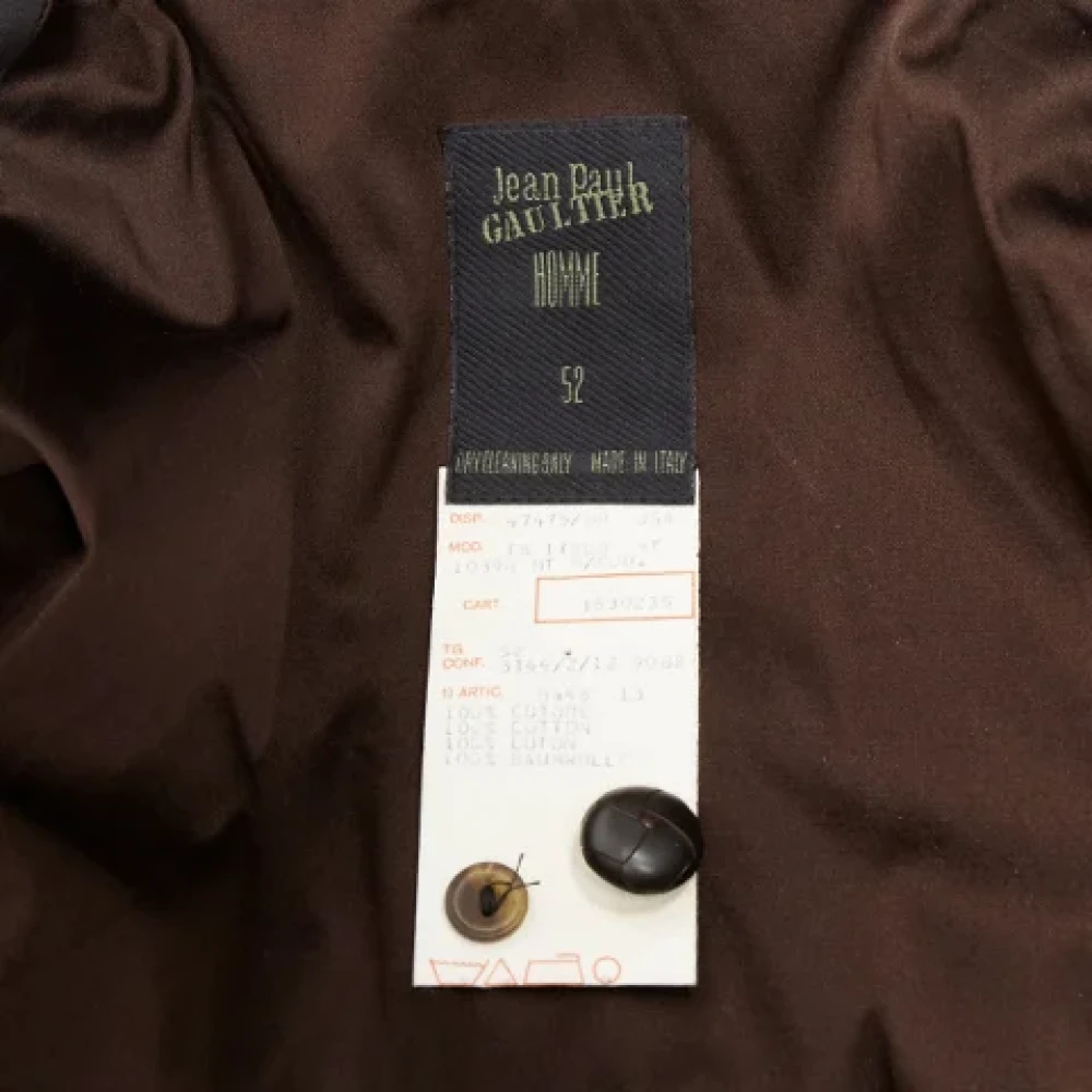 Jean Paul Gaultier Pre-owned Cotton outerwear Brown Heren