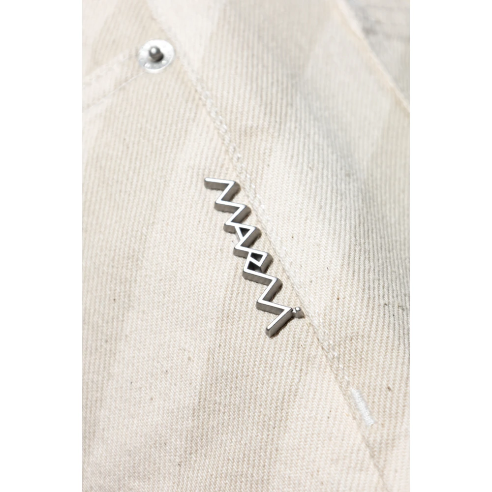 Marni Wijde broek Beige Dames