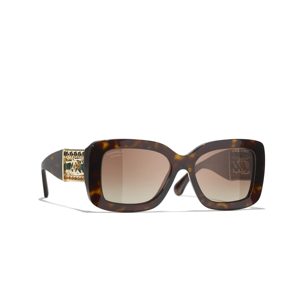 Chanel , Sunglasses, Female, Brown, 54 Mm, Square Sunglasses