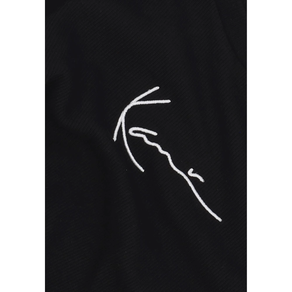 Karl Kani Signature Long Sleeve Crewneck T-shirt Black Dames