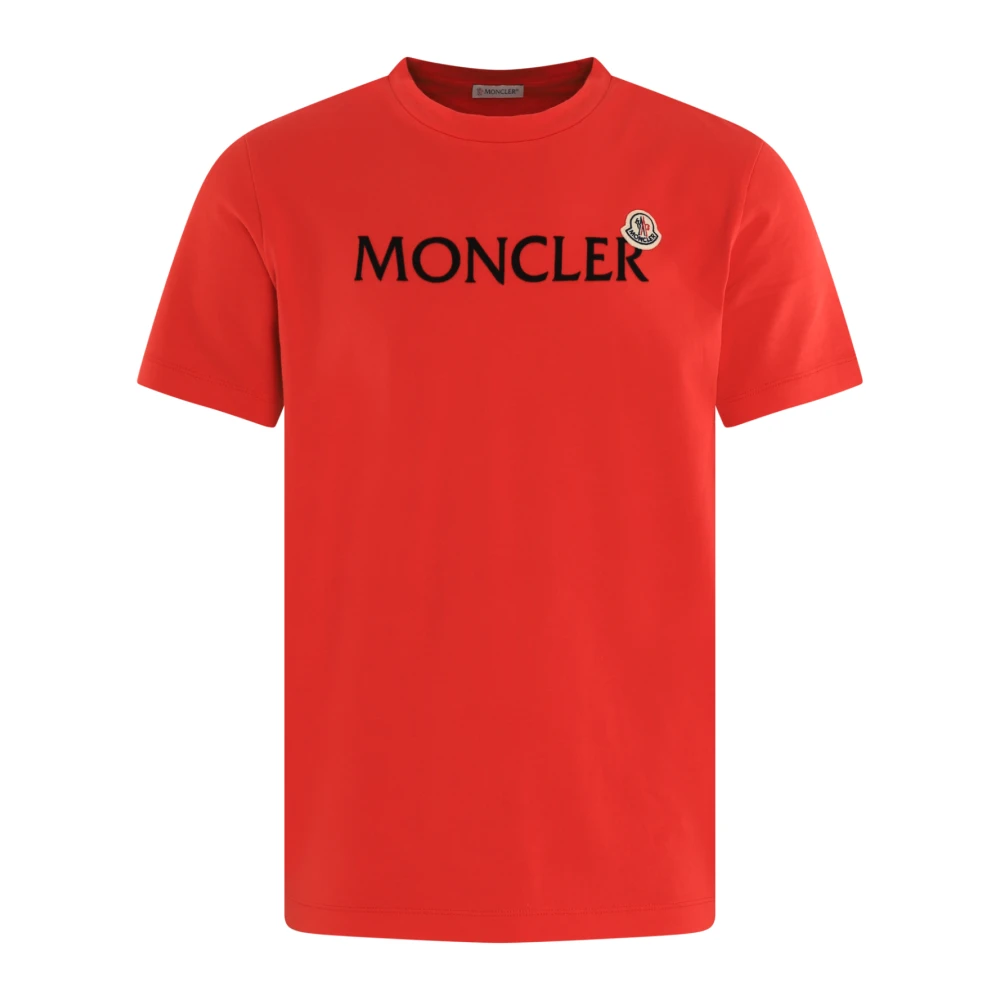 Moncler Heren T-Shirt Rood Red Heren