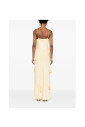 robe-jaune-florale-drapee