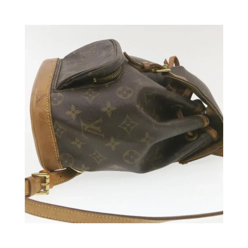 Louis Vuitton Vintage Pre-owned Canvas backpacks Brown Dames