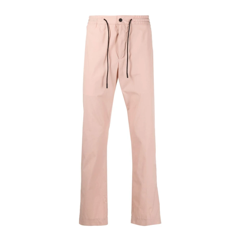 PT Torino Katoenen Trekkoordbroek Slim Fit Zakken Pink Heren