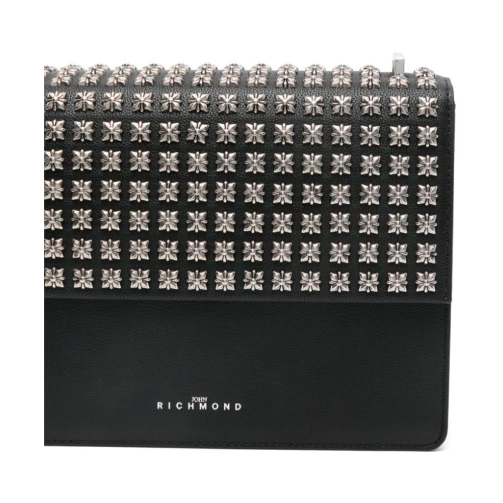 John Richmond Schoudertas met klep Black Dames