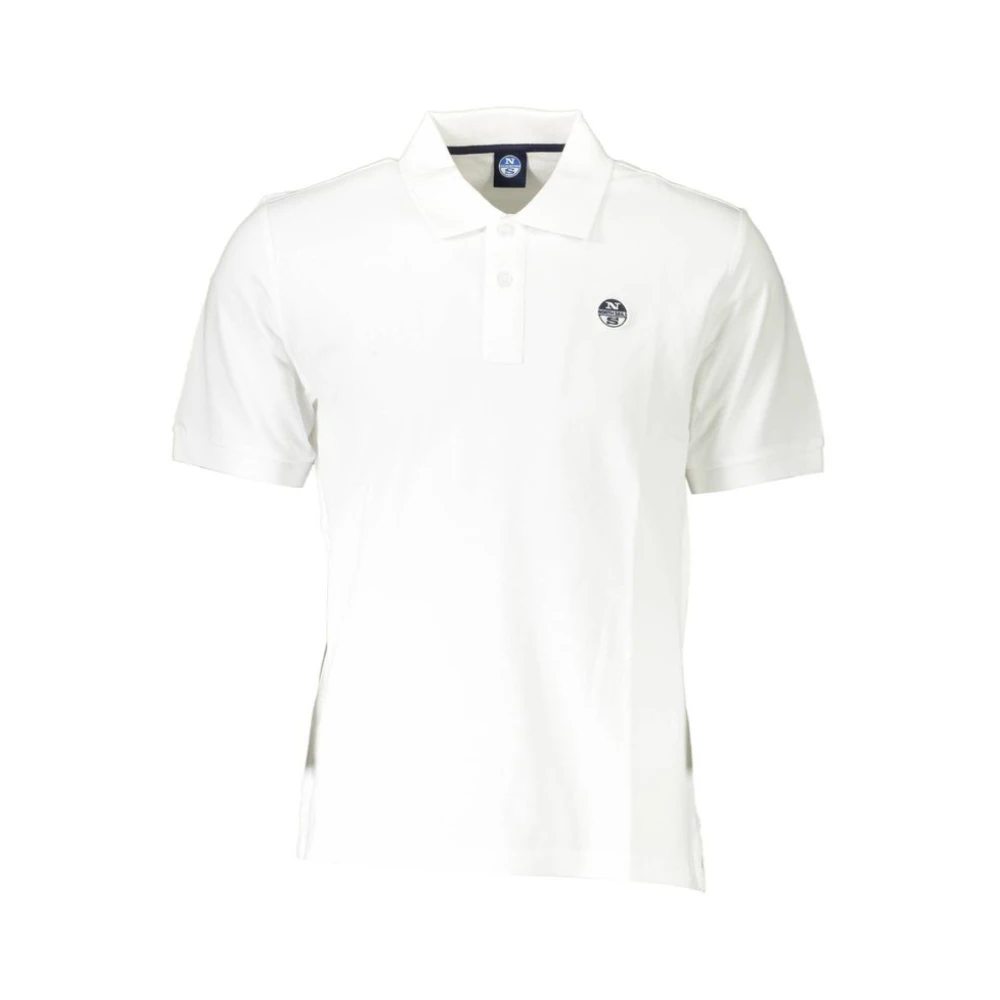 North Sails Men's White Polo Shirts, 2XL, Cotton Polo Shirt