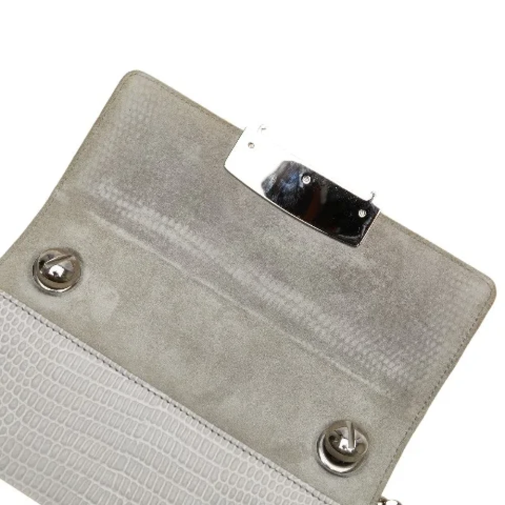 Yves Saint Laurent Vintage Pre-owned Leather shoulder-bags White Dames