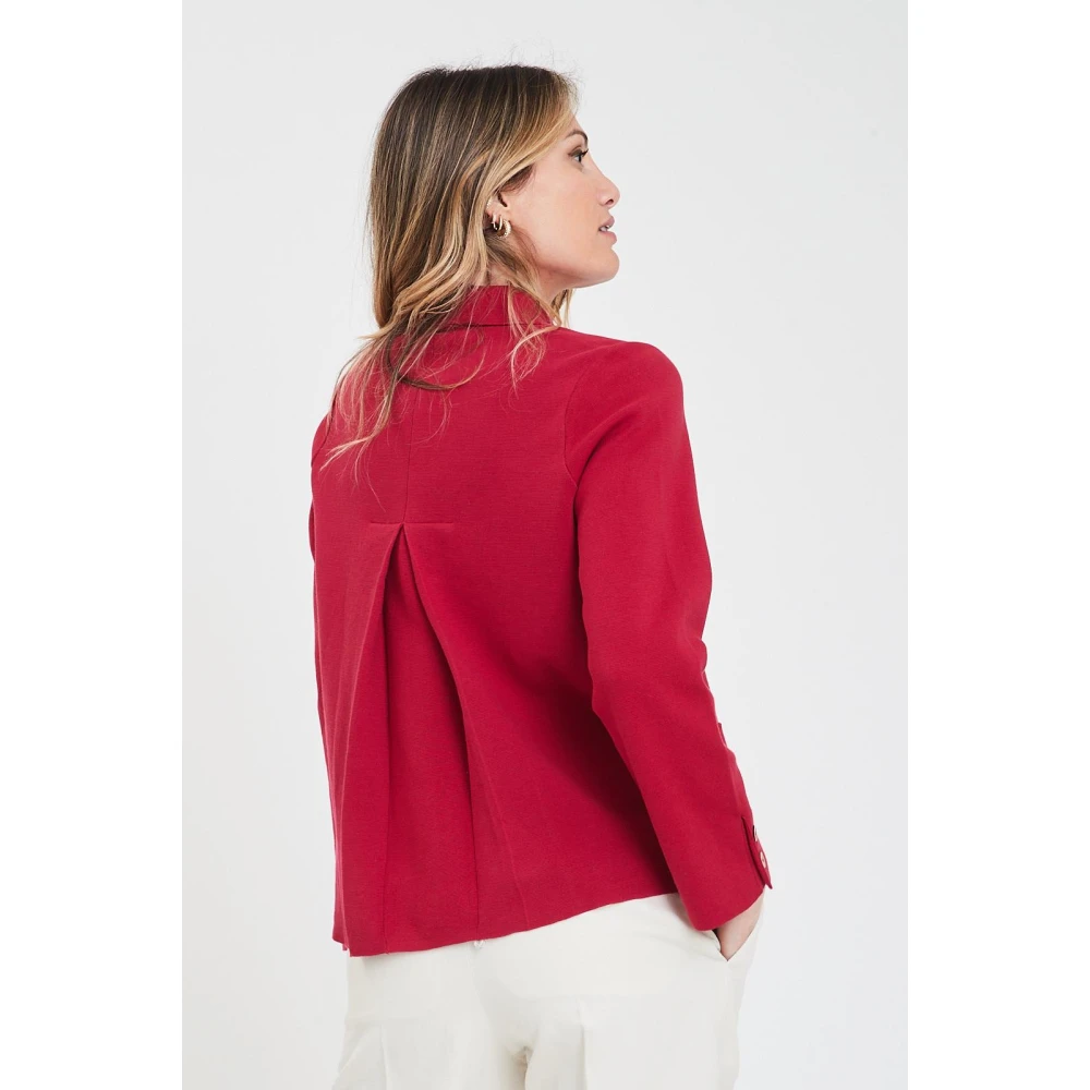 Gran Sasso Stijlvolle Jas Pink Dames