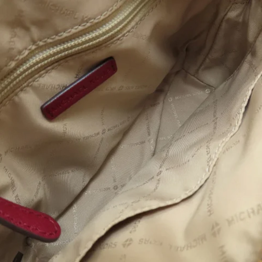 Michael Kors Pre-owned Leather crossbody-bags Red Dames