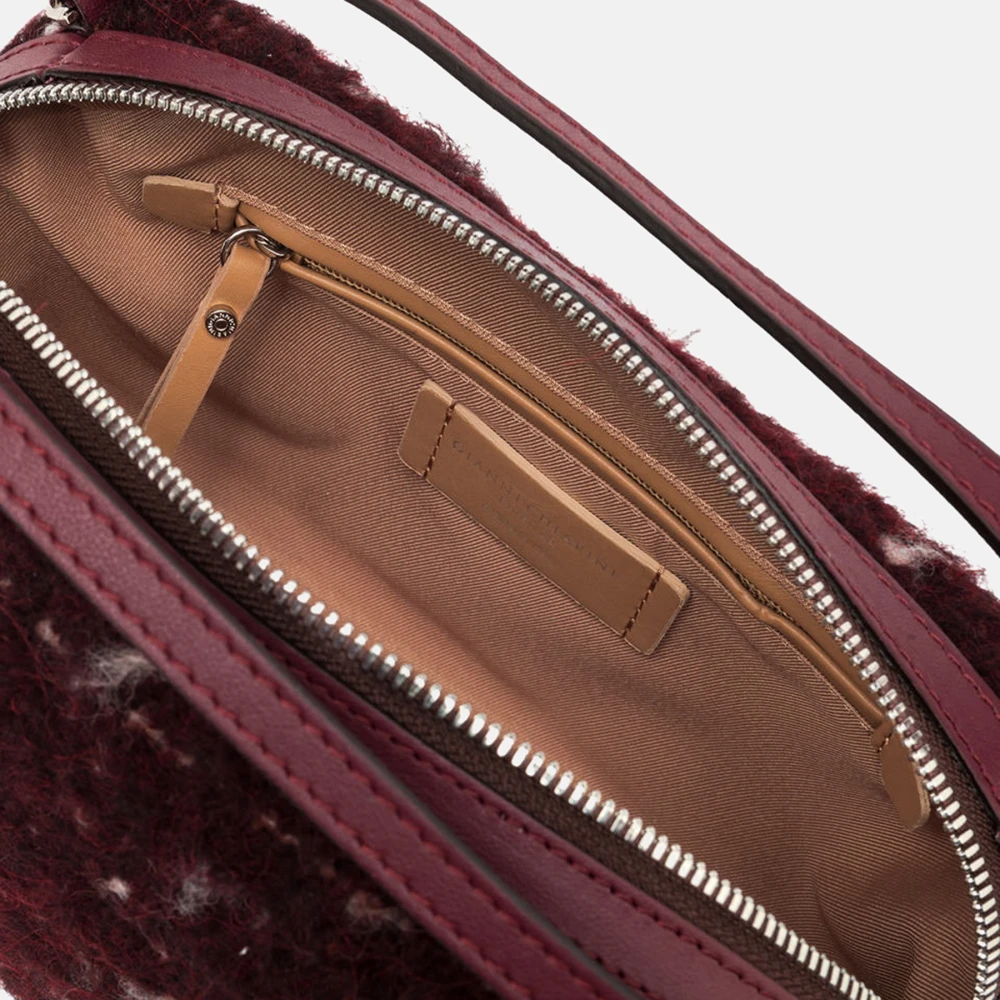 Gianni Chiarini Compacte Alifa Handtas in Bordeaux Red Dames