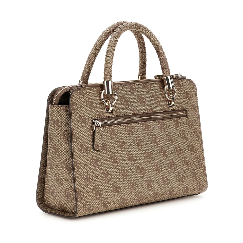 Guess Latte Logo Brown Schoudertas Brown Dames