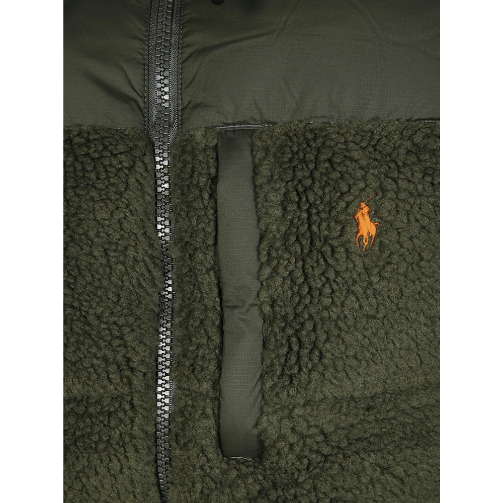Polo Ralph Lauren Gewatteerd Bomberjack Afneembare Capuchon Green Heren