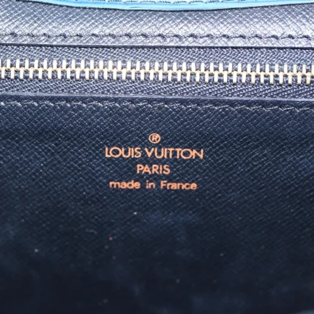 Louis Vuitton Vintage Pre-owned Leather clutches Blue Dames