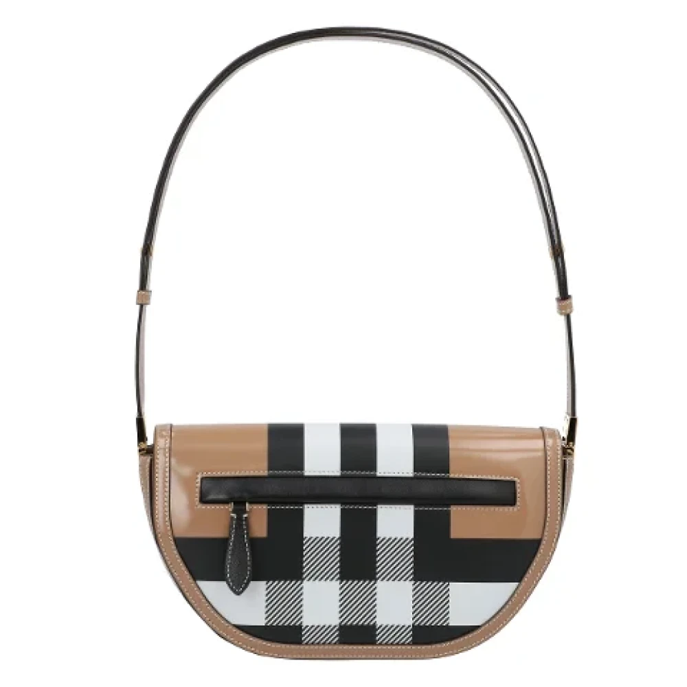 Burberry Leather shoulder-bags Brown Dames