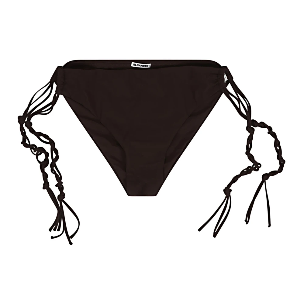 Jil Sander Elegante Slip Jurk Brown Dames