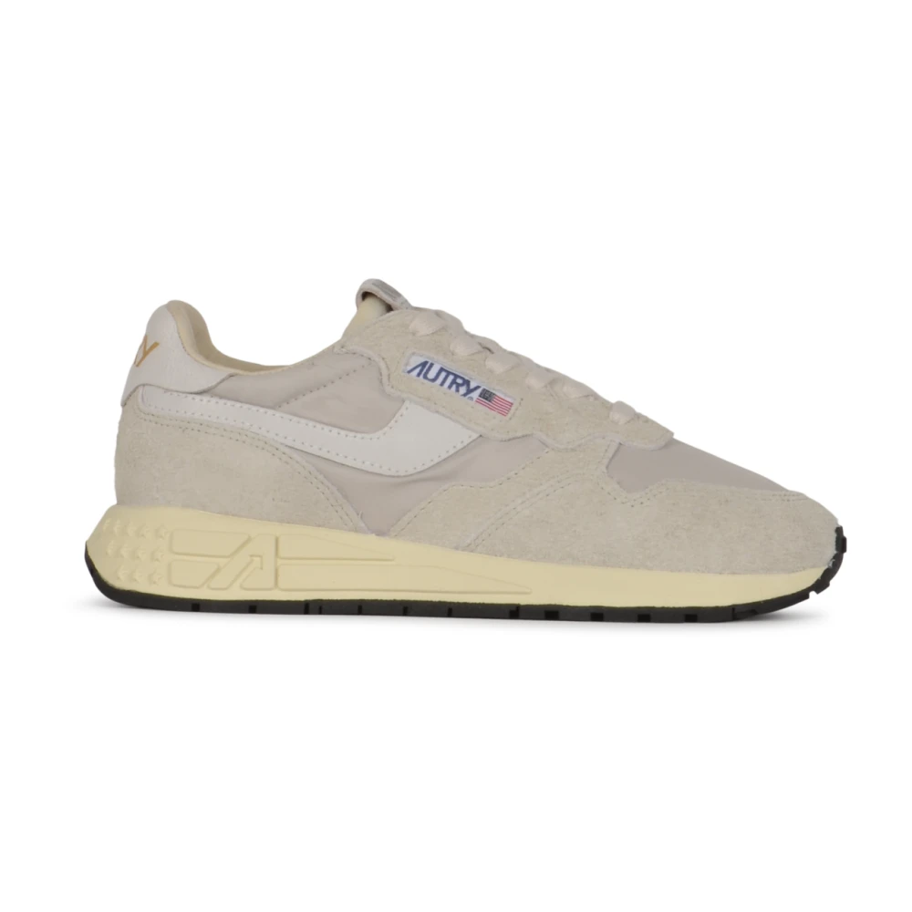 Autry Women's Beige Sneakers, 5 Uk, Reelwind Low