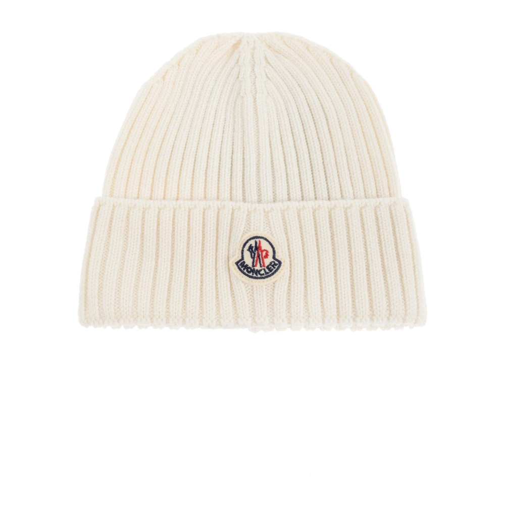 Moncler Unisex Kids Beige Hats & Caps,, Cap With Logo Patch Medium