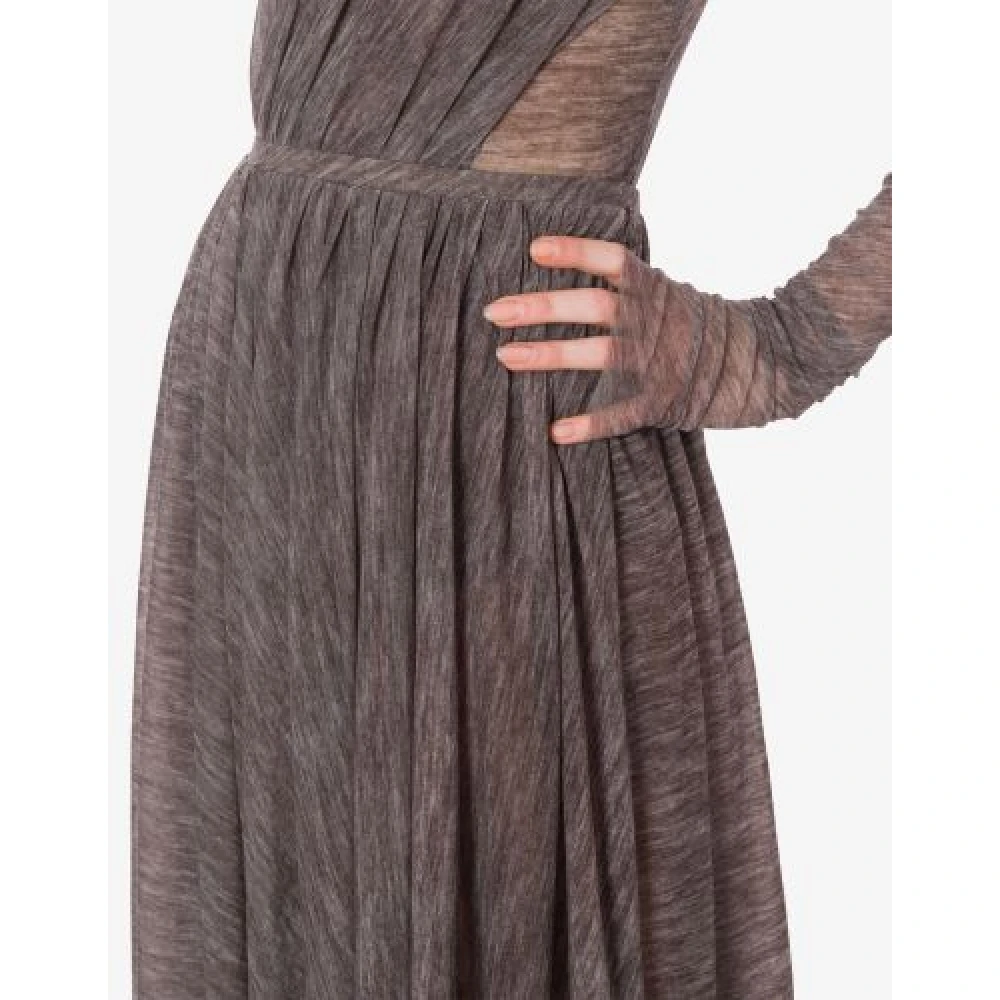 Philosophy di Lorenzo Serafini Donkergrijze Asymmetrische Midi Rok Gray Dames
