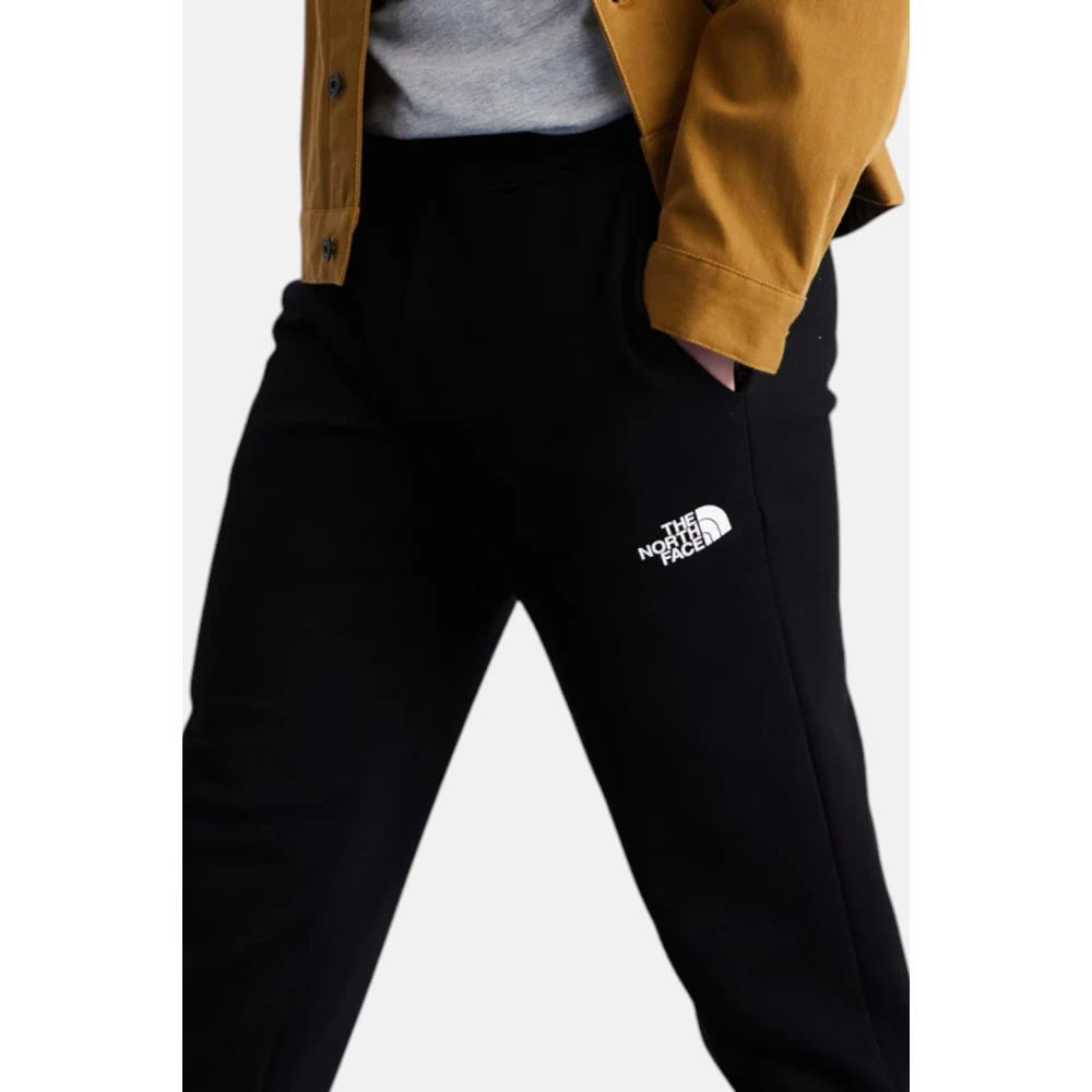 The North Face Katoenen Elastische Taille Joggers Black Heren