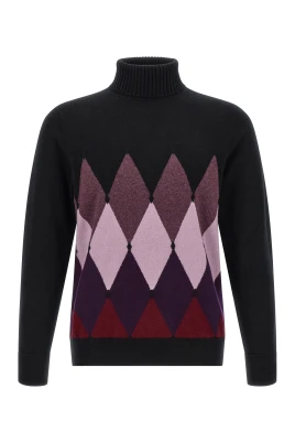 Diamond Turtleneck Jumper