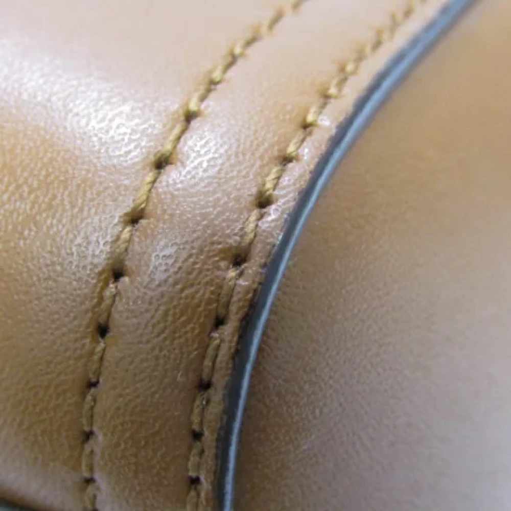 Salvatore Ferragamo Pre-owned Leather handbags Brown Dames