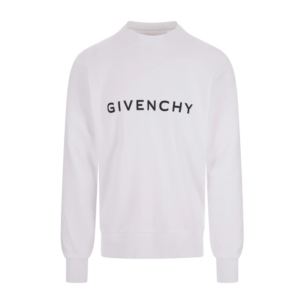 Givenchy Archetype Line Sweatshirt White Heren