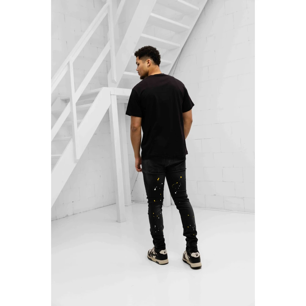 Versace Jeans Couture Plate Logo T-Shirt Zwart Heren Black Heren