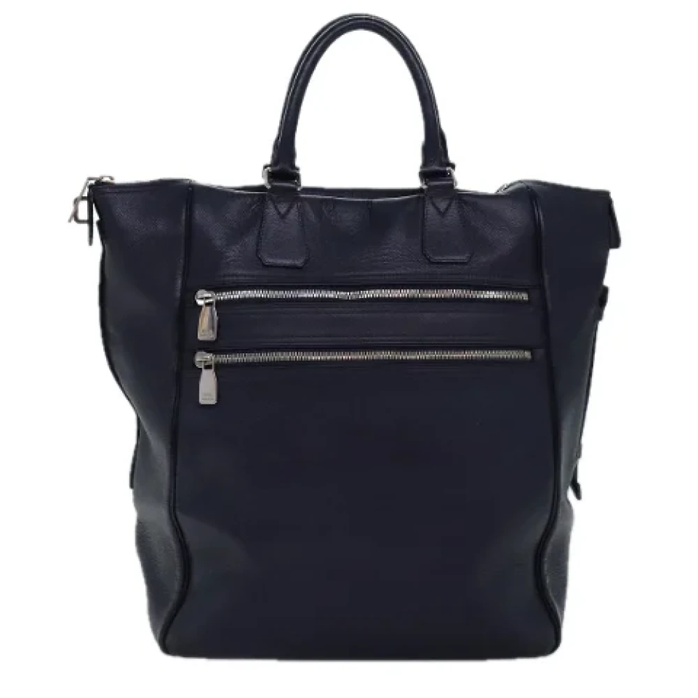Louis Vuitton Vintage Pre-owned Leather louis-vuitton-bags Blue Dames