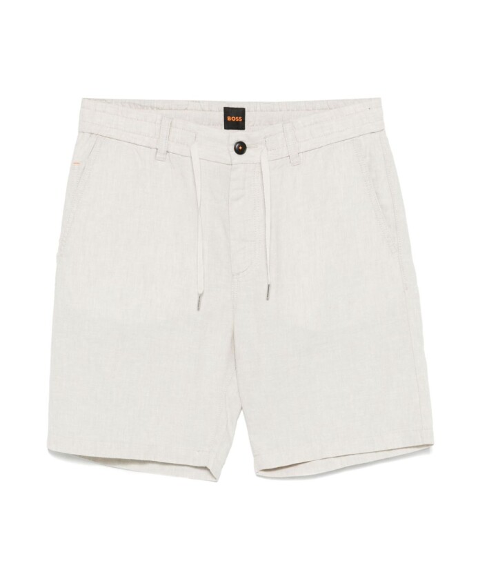 amandel-beige-trekkoord-shorts