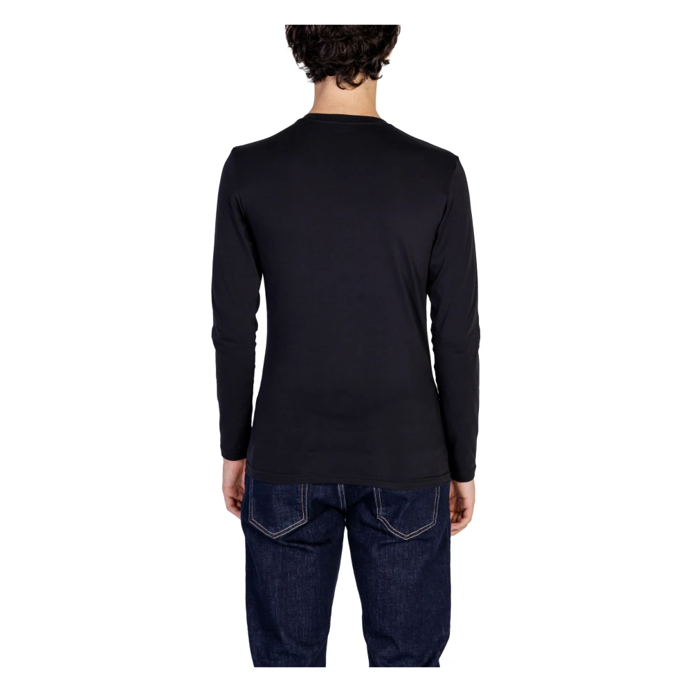 Emporio Armani Mannen Herfst Winter T-shirt en Polo Black Heren