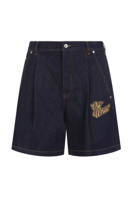 logo-patch-denim-shorts