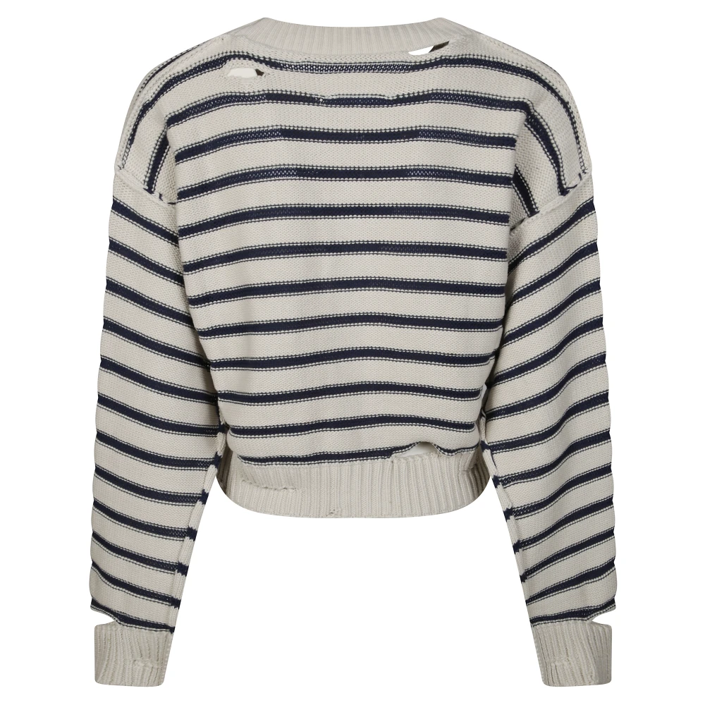 MM6 Maison Margiela Stijlvolle Cardigan Blue Dames