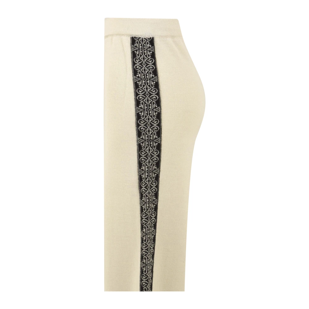 Akep Crème Broek Stijlvol Beige Dames